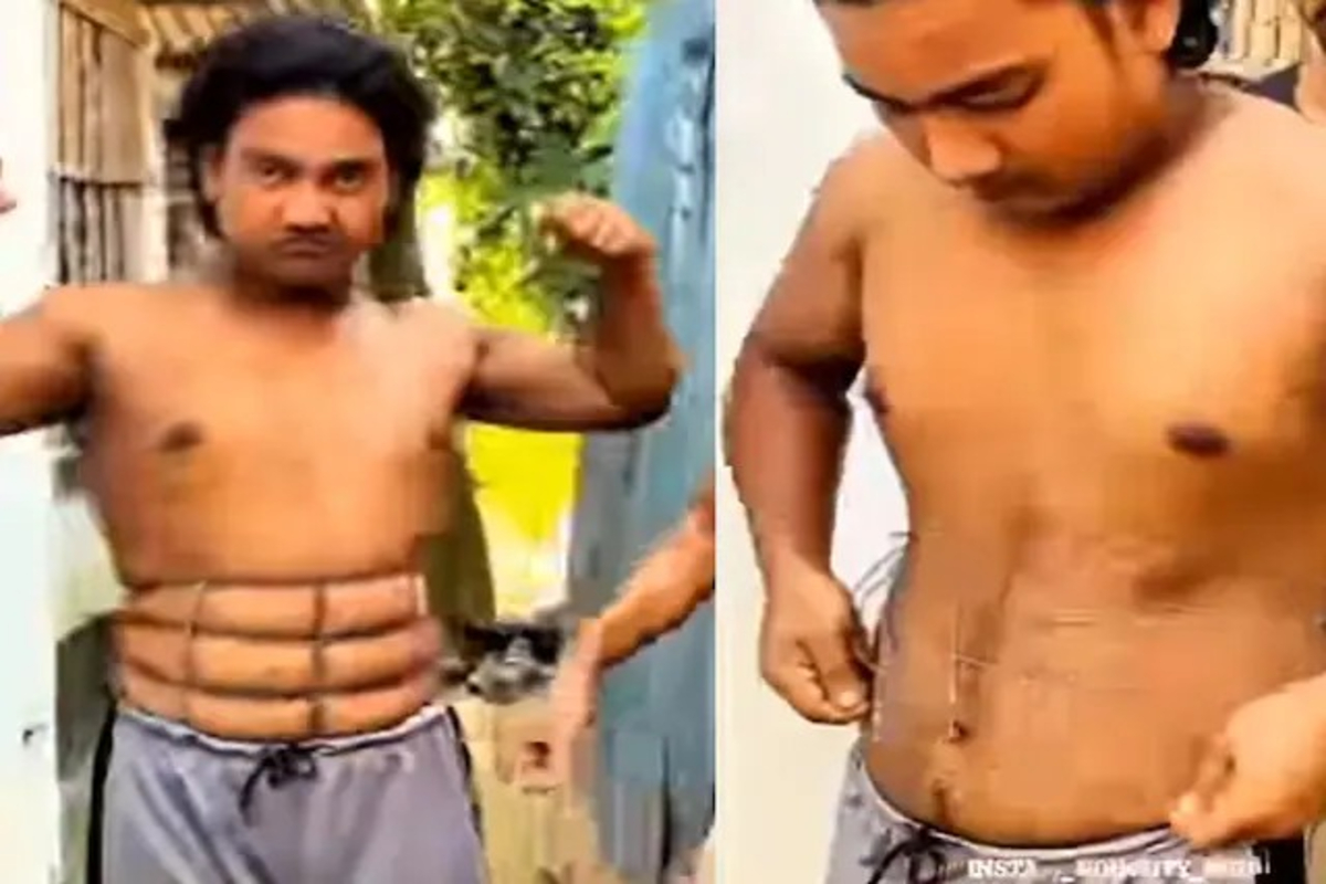 Six-Pack Abs Hack Viral Video