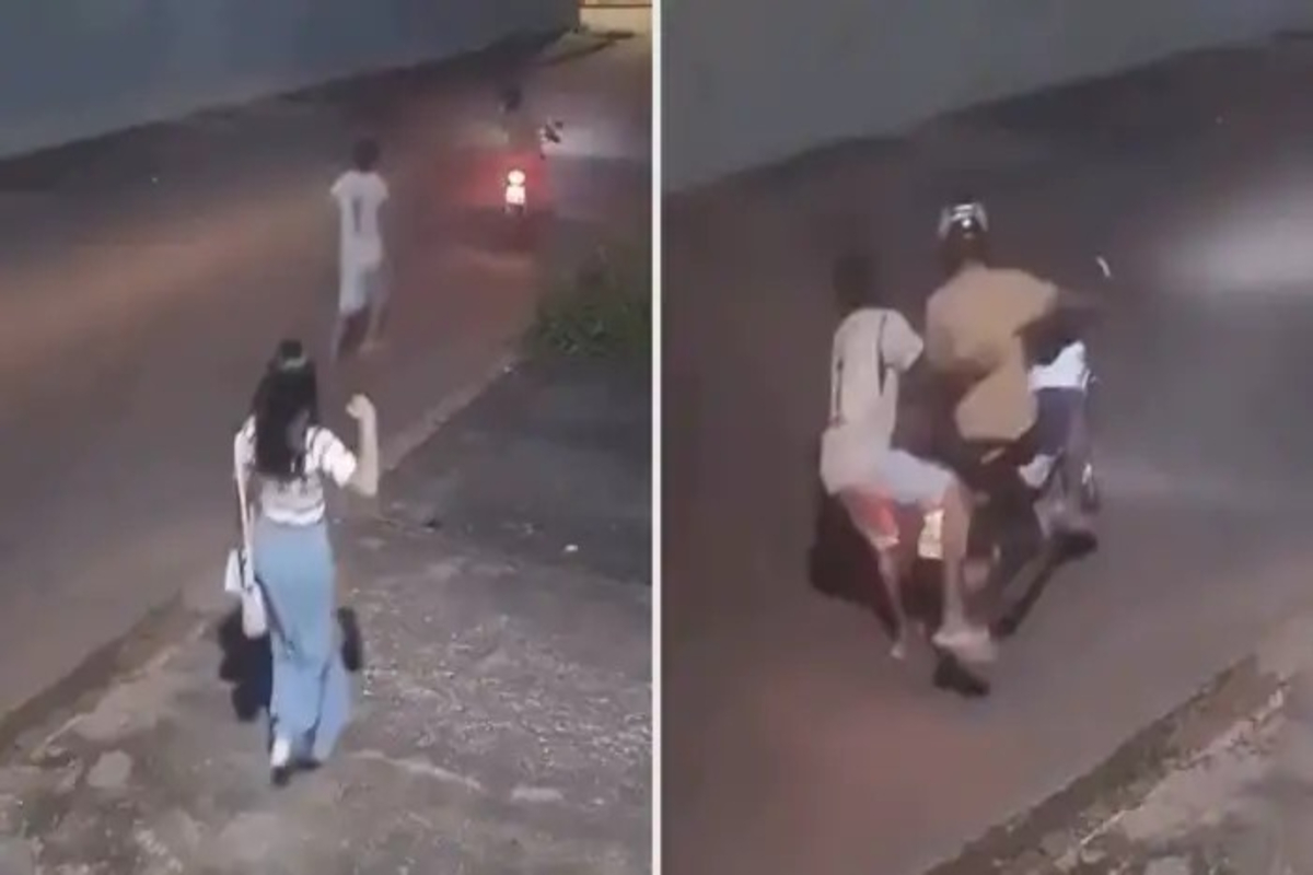 Brave Girl Fights Off Robber at Night