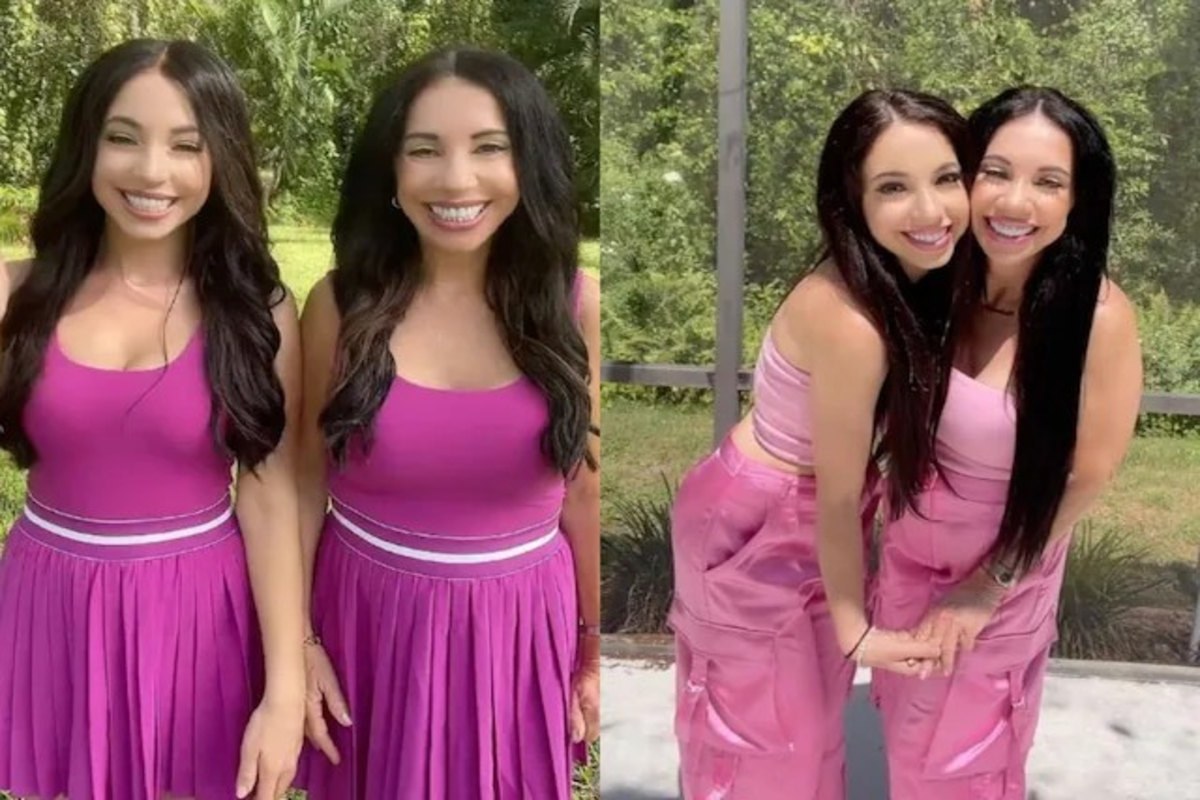 Mother-daughter duo looks like twins