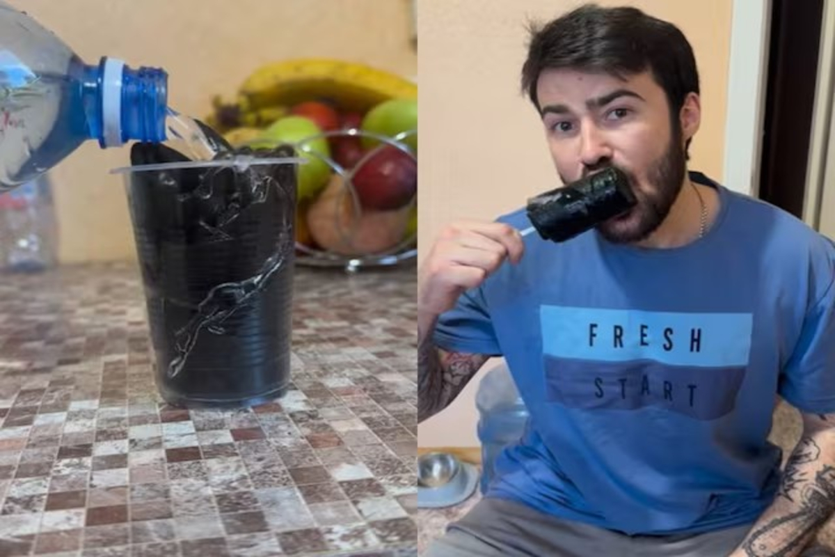 Socks ice cream viral video