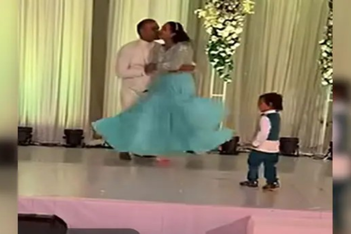 Child Joins Parents Dance Video