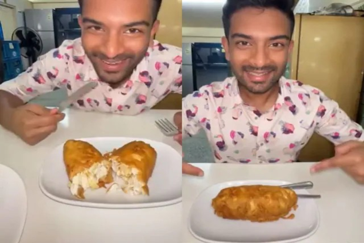 3500 rupees crab omelette video