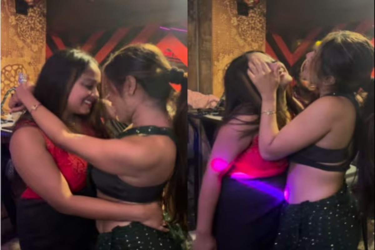 Two Women Dance Shamelessly at Bar Video