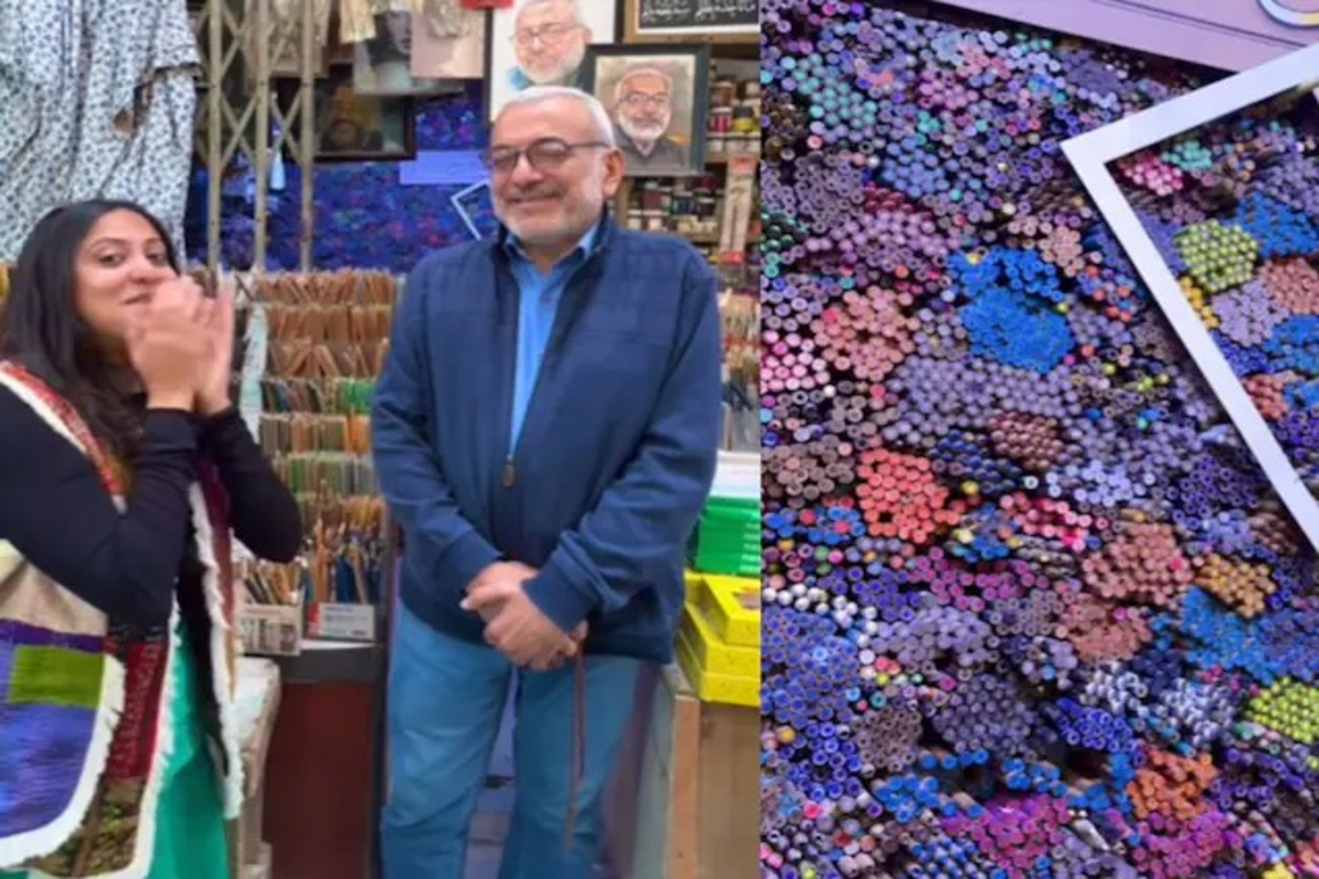 Baghdad Shop with 1 Million Pencils Video