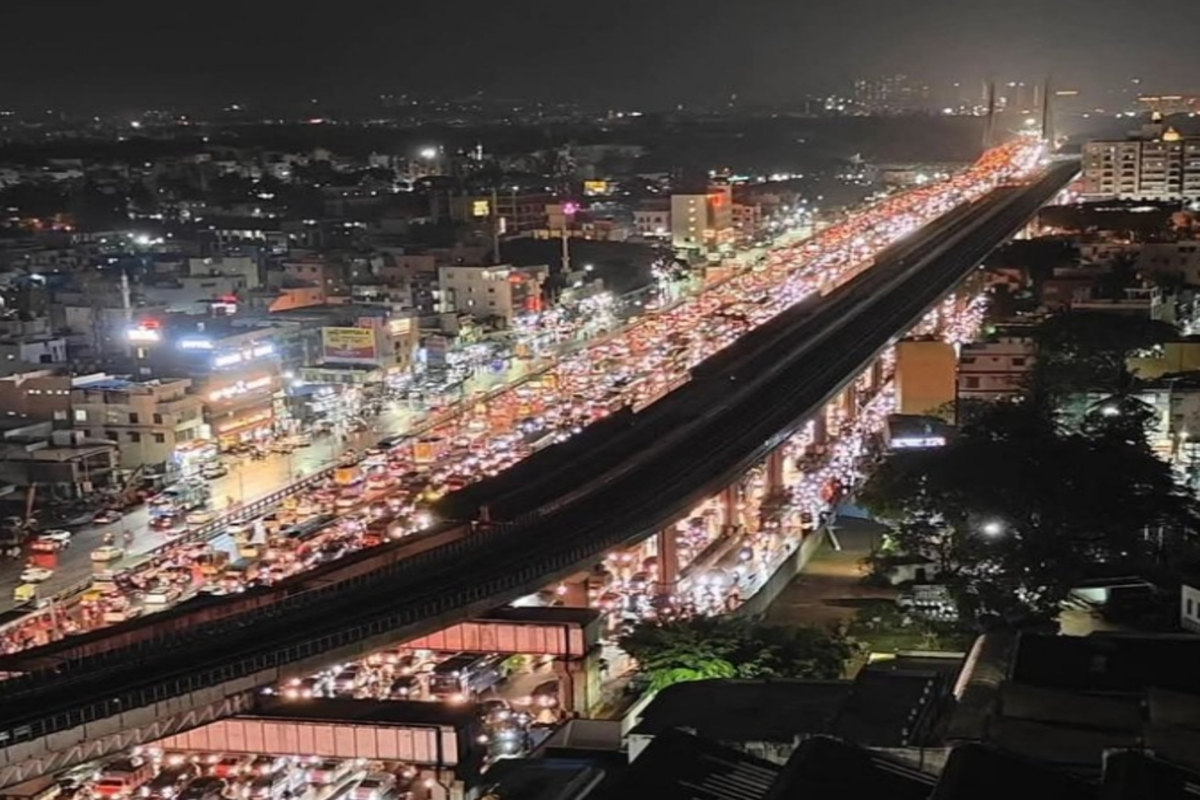 Bengaluru Traffic Jam X Post