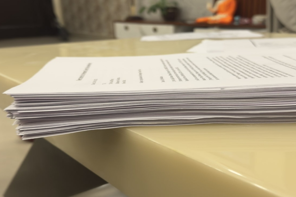 400 pages application for Schengen visa