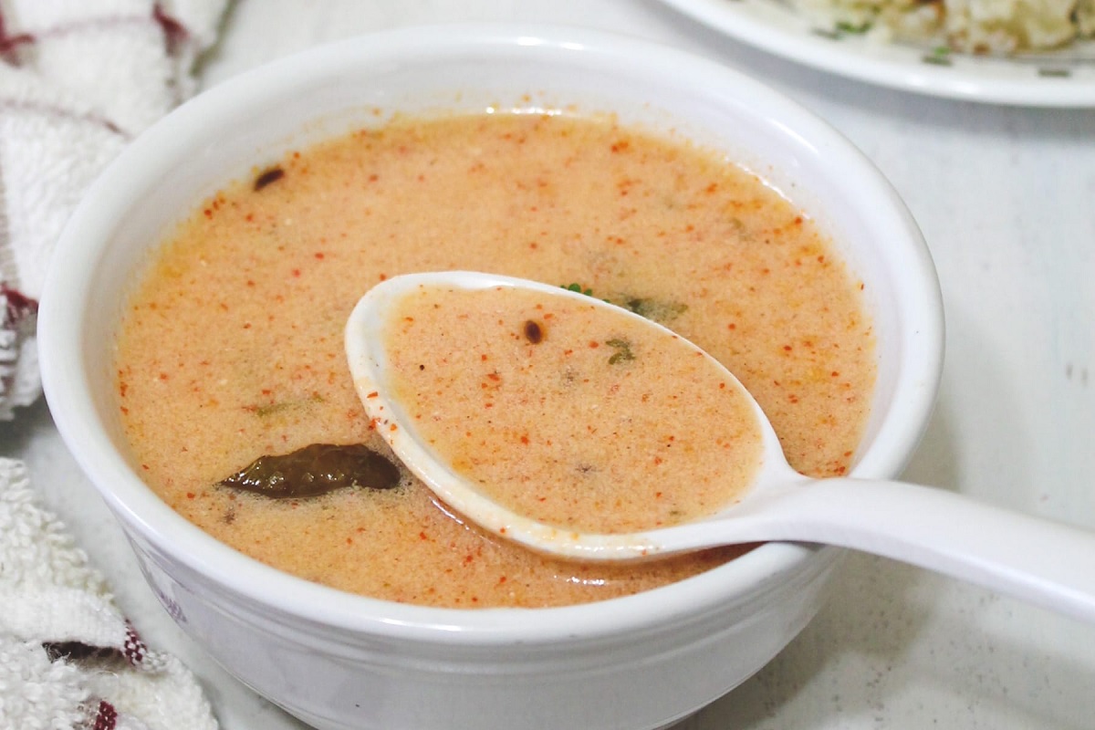 Singhara Kadhi Recipe