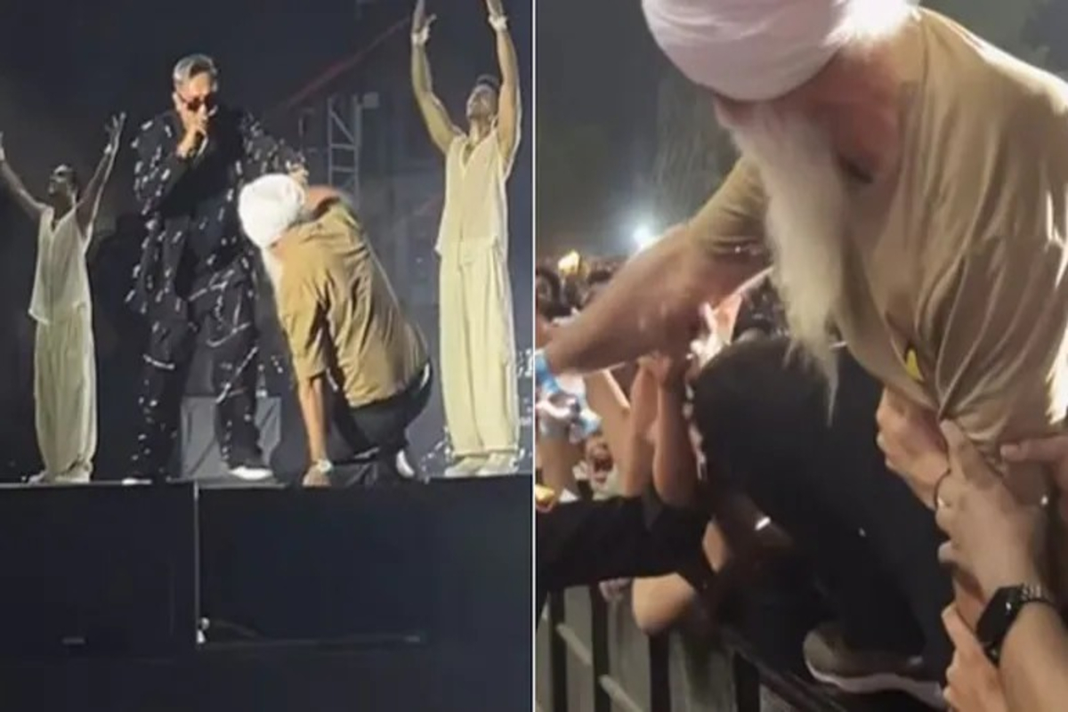 Honey Singh Invites Elderly Fan Video