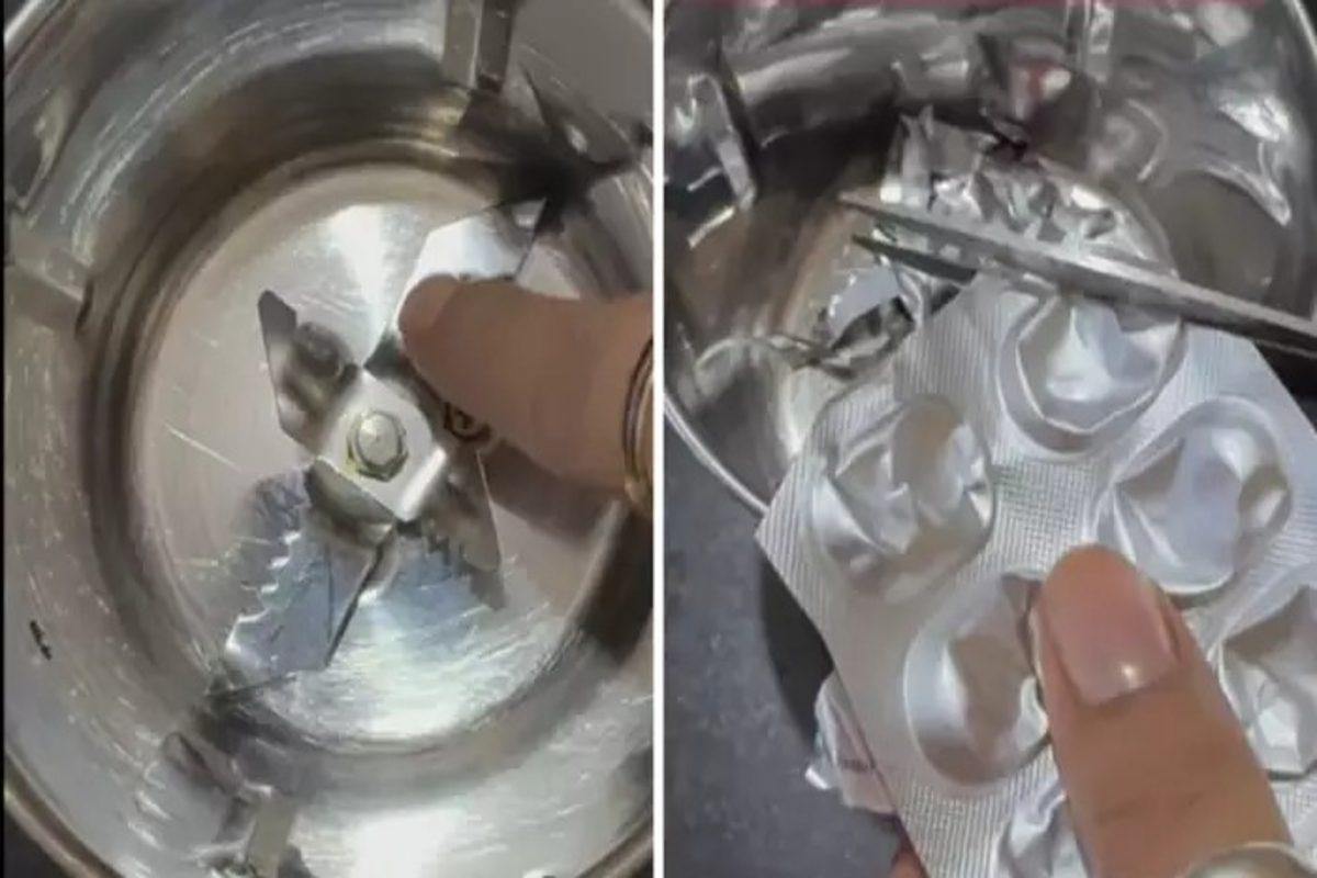 Mixer Blade Sharpening Hack Video