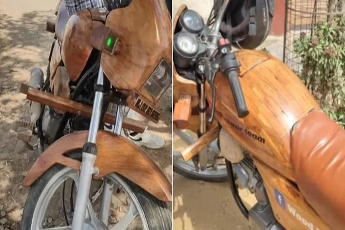 Wood Modify Bike Viral Video