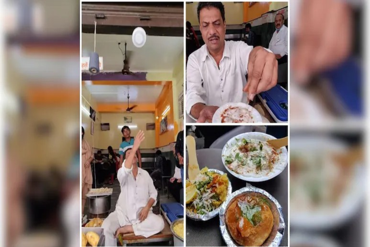 Indore flying dahi vada video