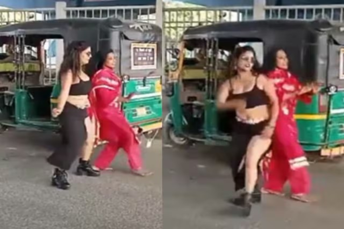 Girls Dance on Road Video