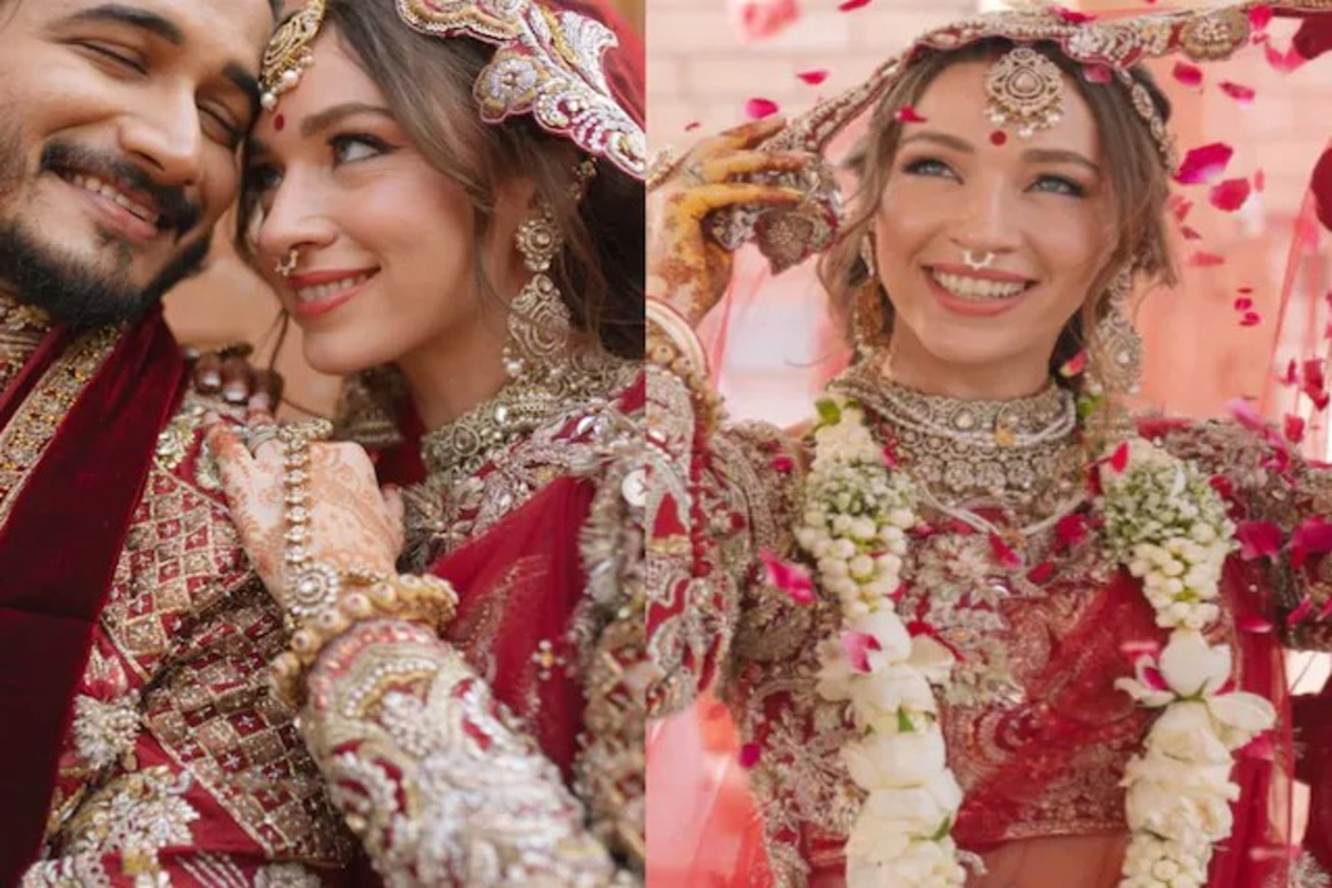 Russian Brides Wedding in Vrindavan