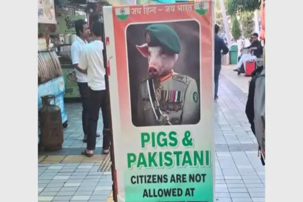 Indore Shop Poster On Pakistan Video