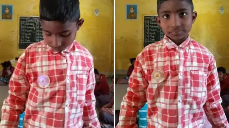 Boy Bulb Shirt Viral Video