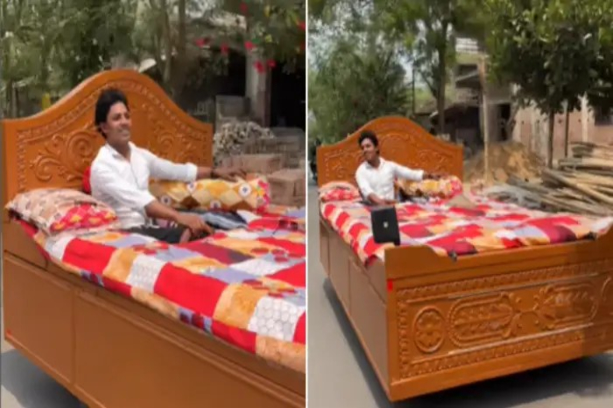Man Turned Bed Into 4 Wheeler Vehicle Video
