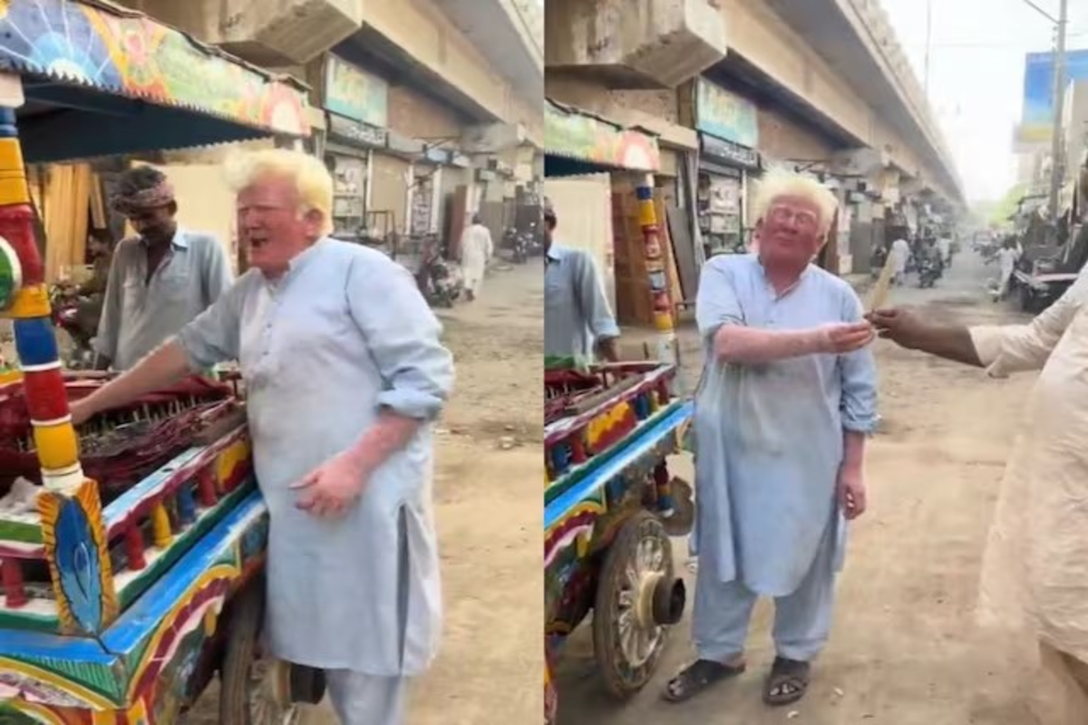 Donald Trump Lookalike in Pakistan