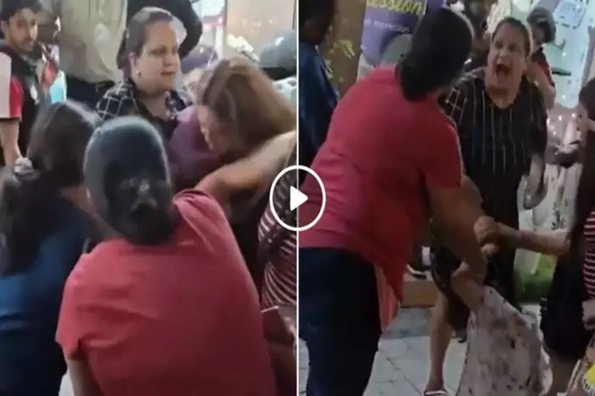 Noida Paras Society Fight Video
