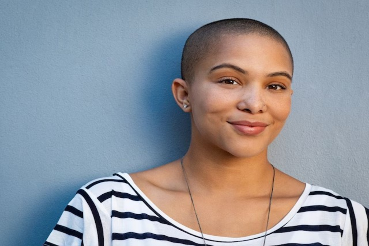 Bald to Knee-Length Hair After Cancer