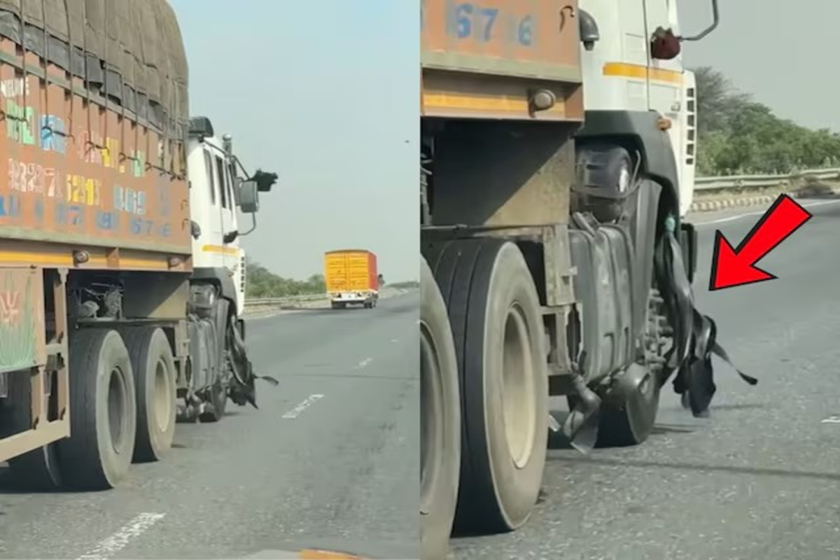 Trucks Hanging Rubber Strips Video