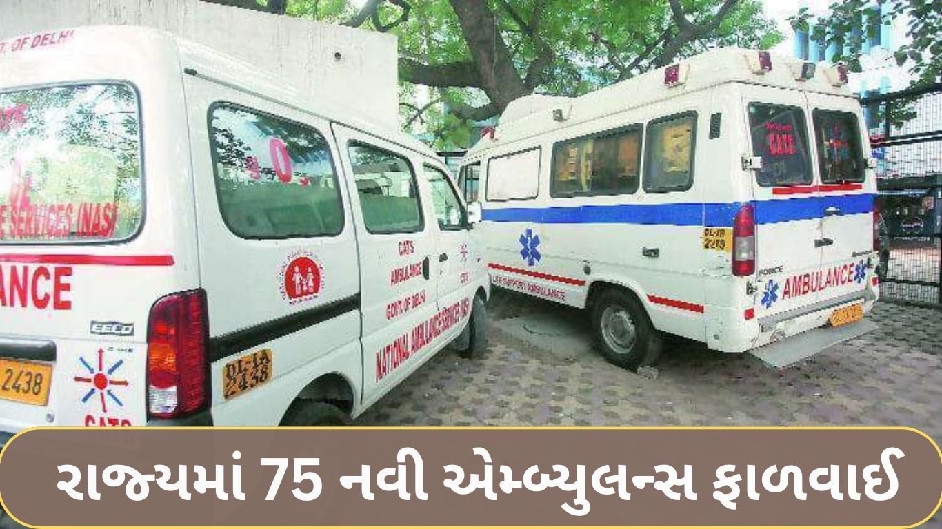 75 new ambulances deployed Gujarat