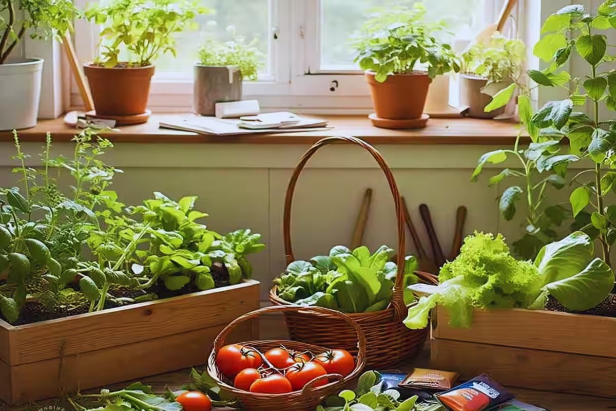 Grow vegetables at home