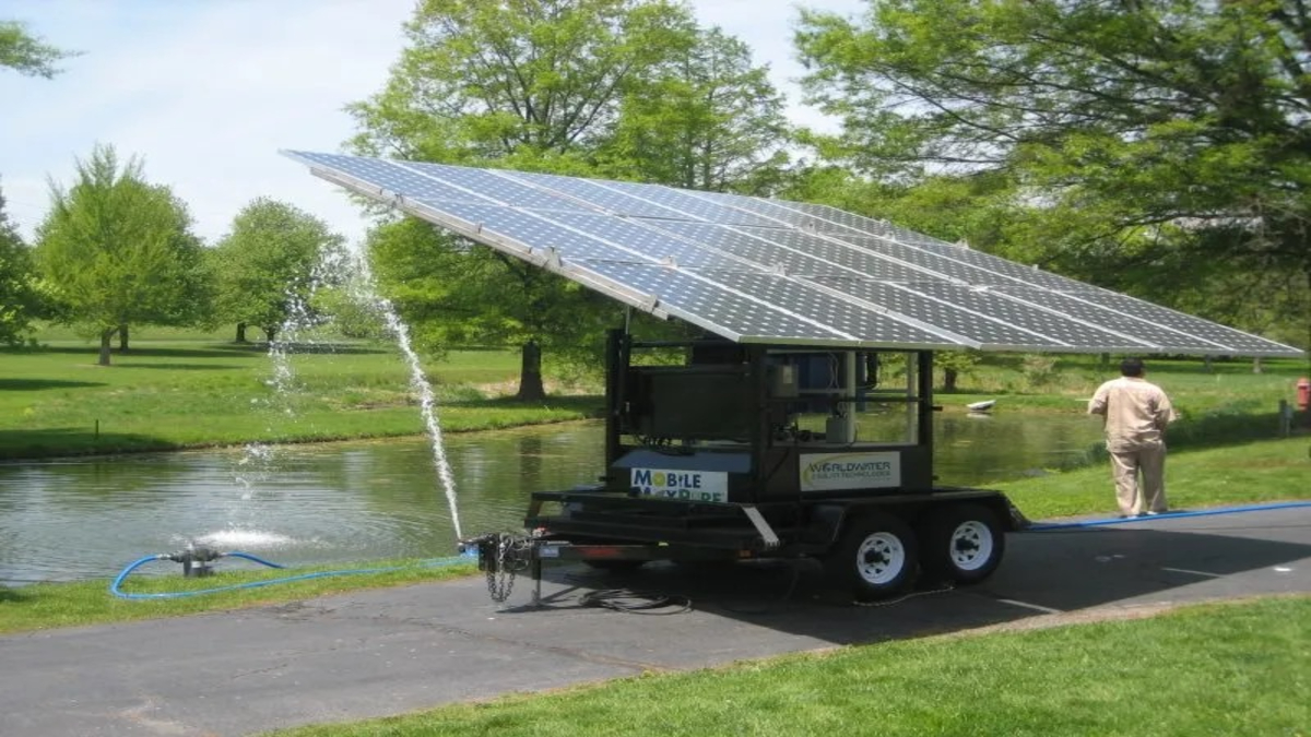 Solar-Powered Water Filtration Device