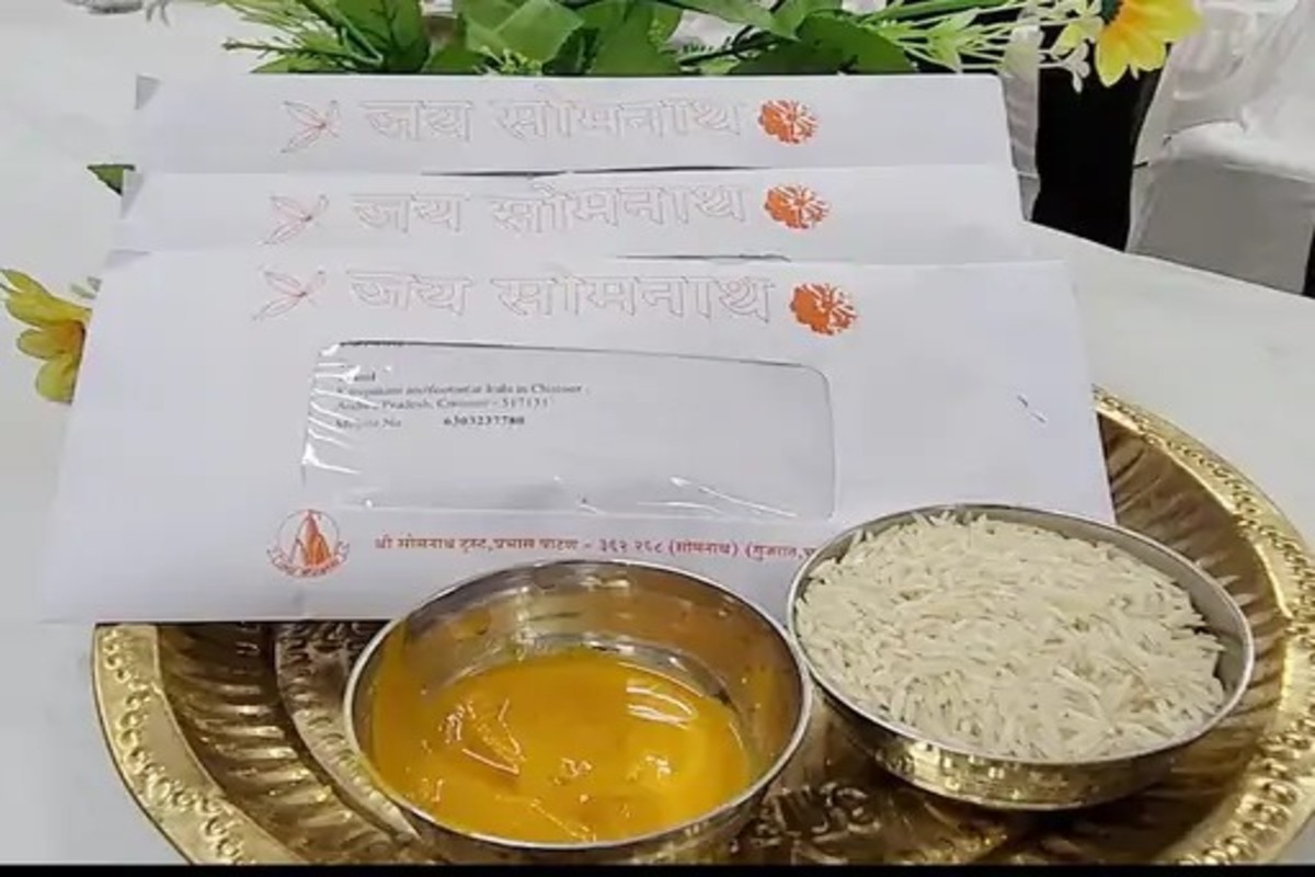 Bilva Pooja At Somnath Temple