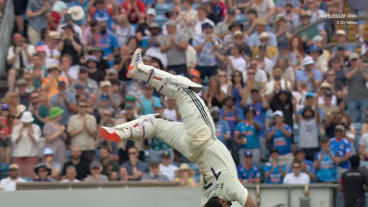 Rishabh Pant Backflip Celebration