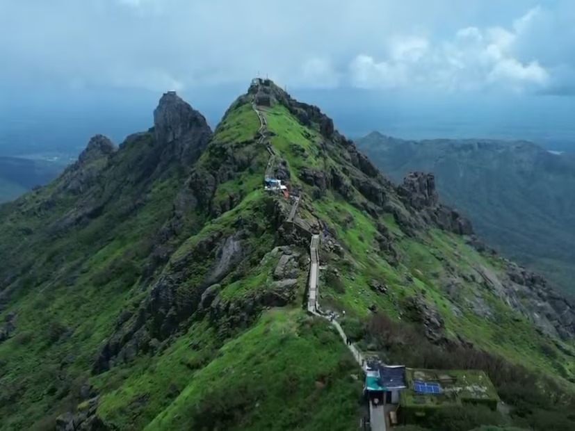 Girnar Monsoon Scenic View Gujarat