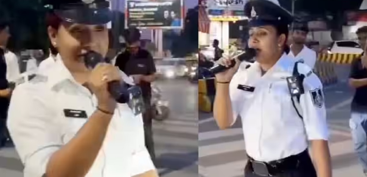 Traffic Police Officer Singing Video