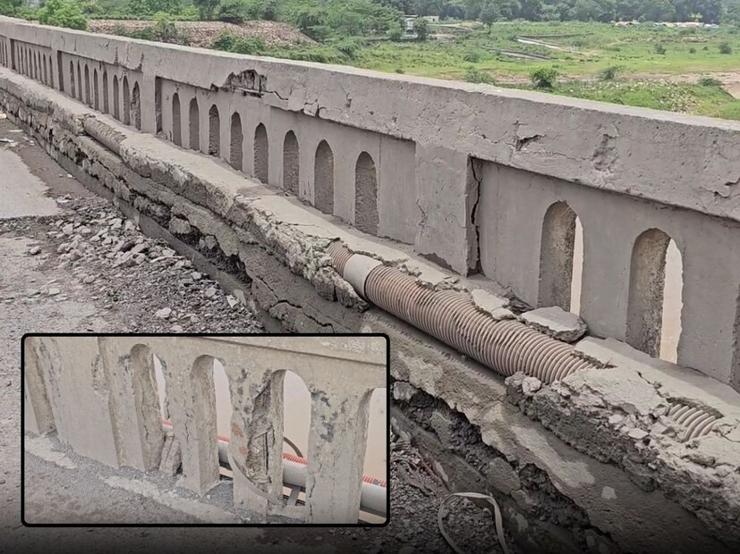 Nh 56 Bridge Condition In Chhota Udepur