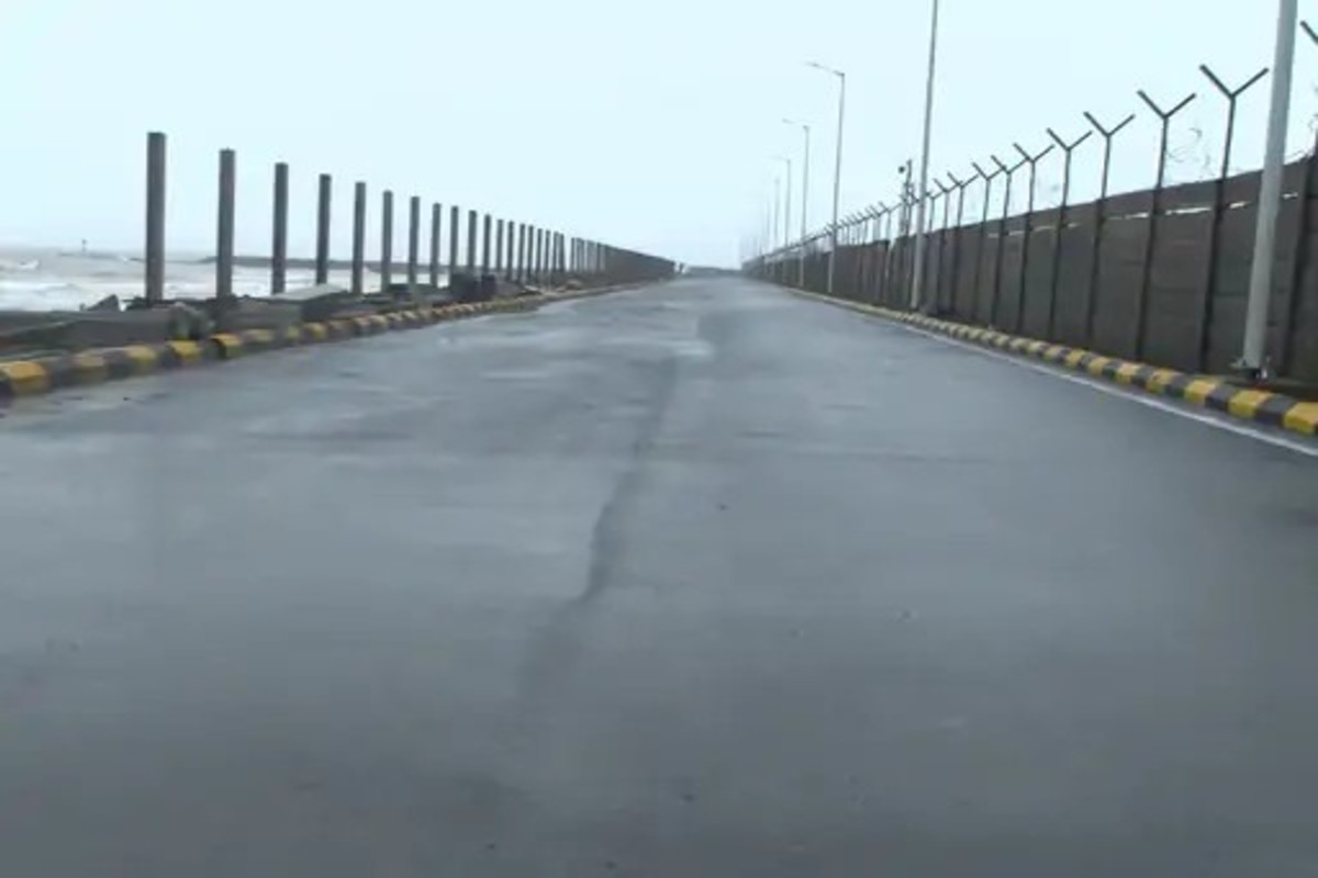 Steel Slag Road In Adani Hazira Port