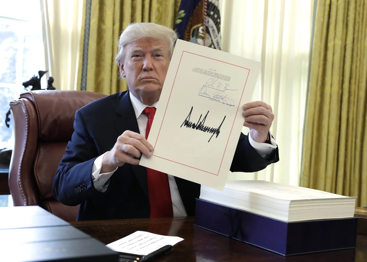 Trump Tex Bill Satya Day